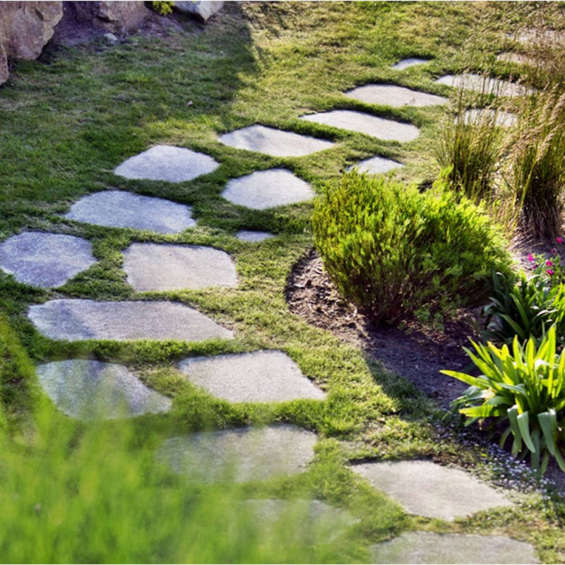 Gartenplatte aus Luserna-Gneis
