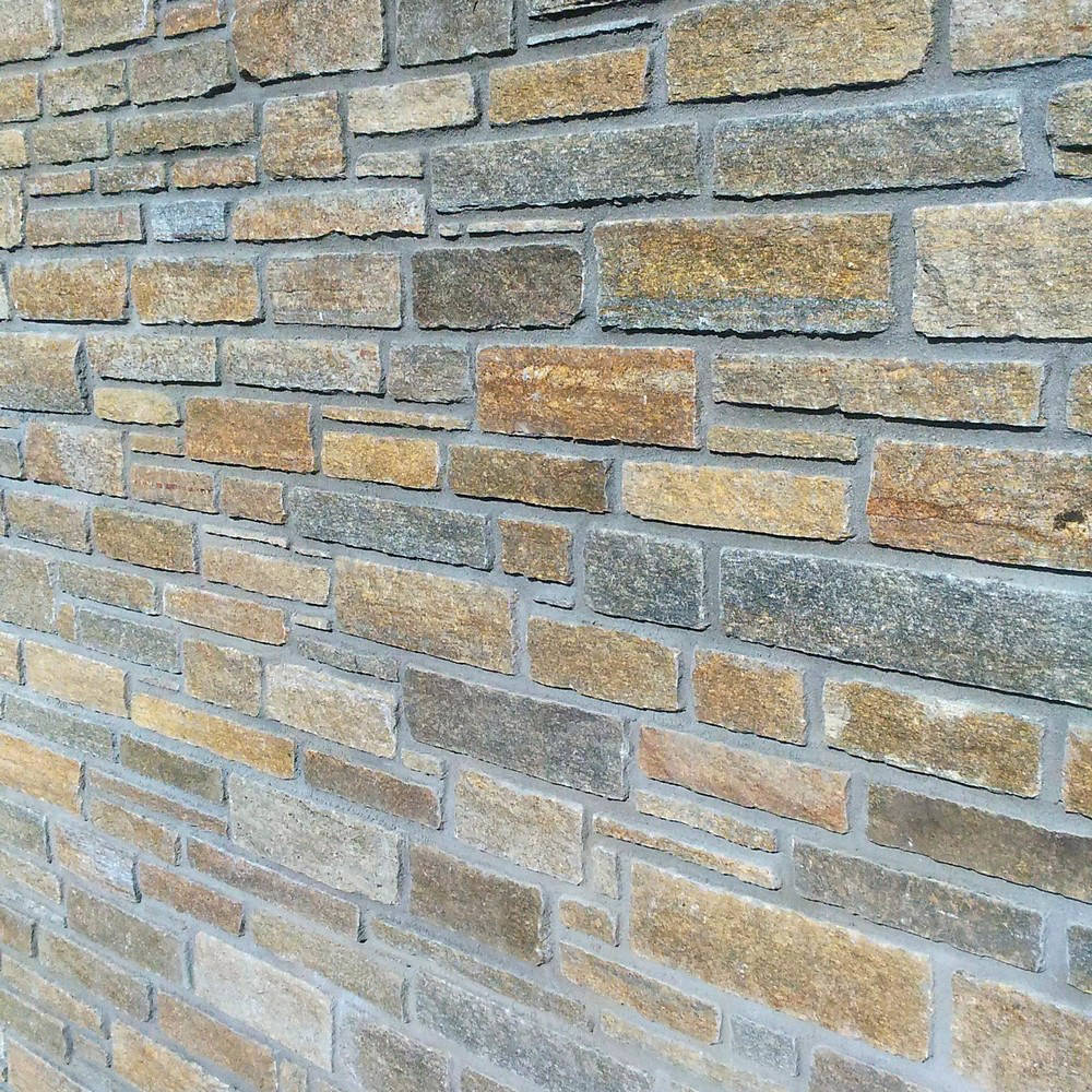 Systemmauersteine aus Luserna-Gneis